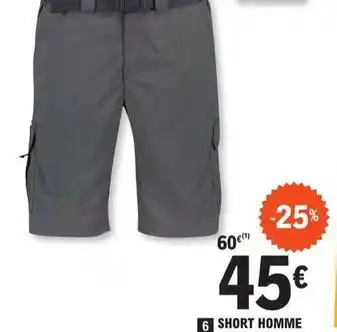 E.Leclerc Sport Short homme offre