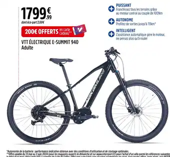 Intersport NAKAMURA VTT ÉLECTRIQUE E-SUMMIT 940 offre