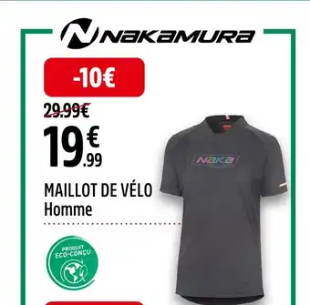 Intersport NAKAMURA MAILLOT DE VÉLO Homme offre