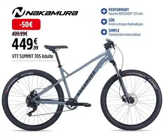 Intersport NAKAMURA VTT SUMMIT 705 Adulte offre