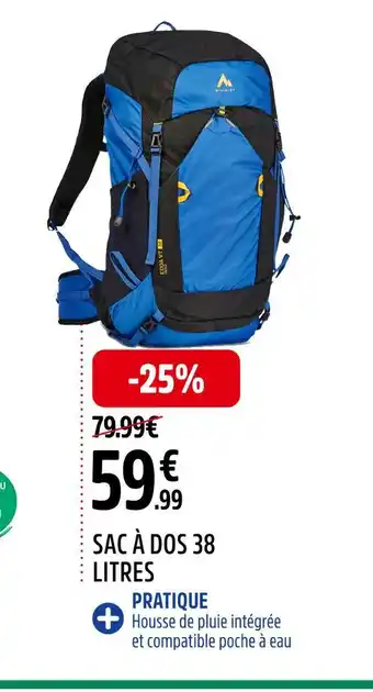 Intersport MC KINLEY SAC À DOS 38 LITRES offre