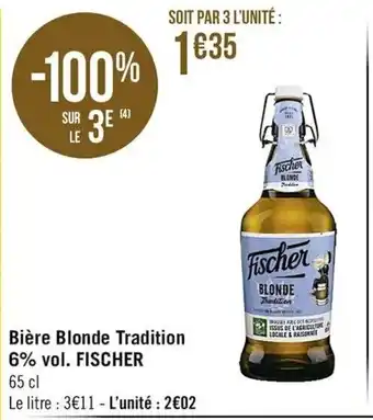 Bière Blonde Tradition 6% vol.
