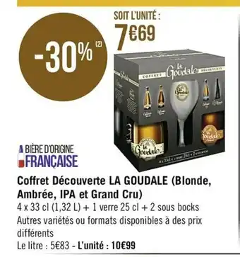Casino Supermarchés Coffret découverte La Goudale offre
