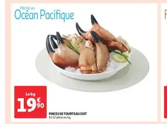 Auchan PINCES DE TOURTEAU CUIT offre