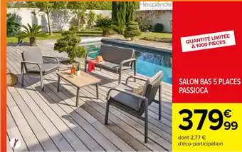 Carrefour SALON BAS 5 PLACES PASSIOCA offre