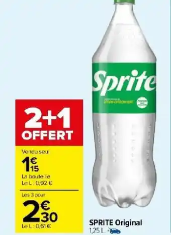 Carrefour SPRITE Original offre