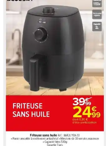 Carrefour FRITEUSE SANS HUILE offre