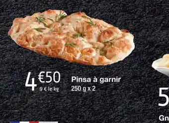 Pinsa à garnir