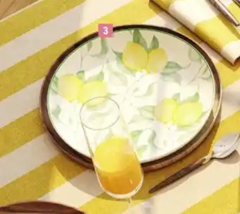 E.Leclerc ASSIETTE PLATE 27CM CITRON PROVENCE offre