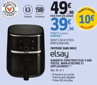 E.Leclerc FRITEUSE SANS HUILE offre