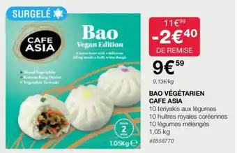 Costco BAO VÉGÉTARIEN CAFE ASIA offre