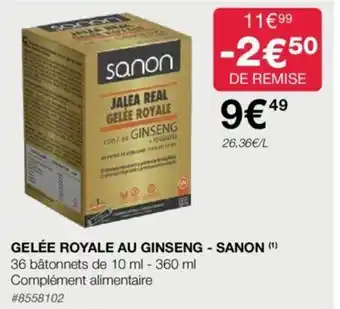 Costco GELÉE ROYALE AU GINSENG - SANON offre