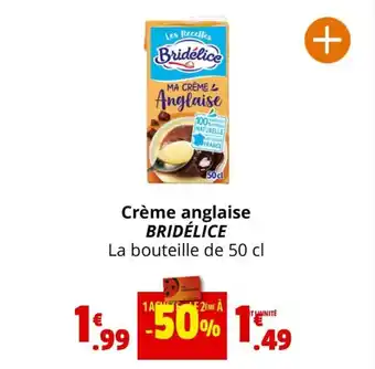 Coccinelle Supermarché Crème anglaise BRIDÉLICE offre