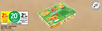 Intermarché COFFRET CRACKERS BOUTON D'OR offre