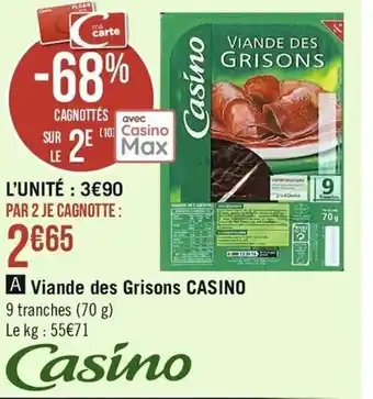 Viande des Grisons