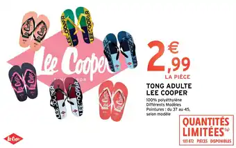 Intermarché TONG ADULTE LEE COOPER offre