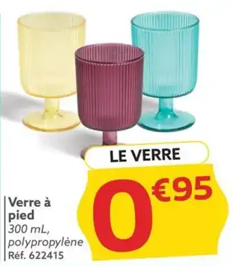 Gifi Verre à pied offre