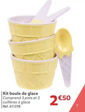 Gifi Kit boule de glace offre