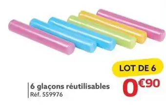 Gifi 6 glaçons réutilisables offre