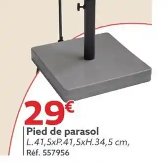 Gifi Pied de parasol offre