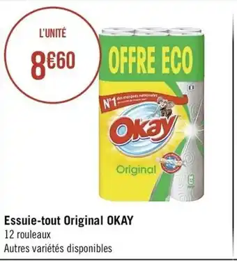 Casino Supermarchés Essuie-tout Original Okay offre