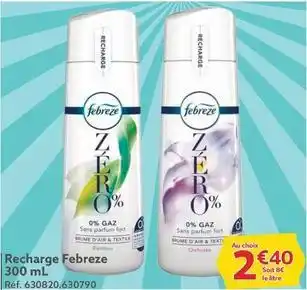 Gifi Febreze - recharge offre