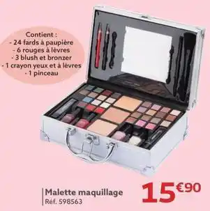 Gifi Malette maquillage offre