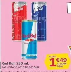 Gifi Red bull - 250 ml offre