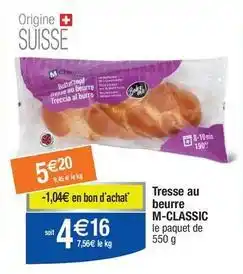 Migros M-classic - tresse au beurre offre