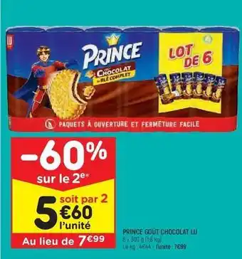 Leader Price Lu - prince gout chocolat offre