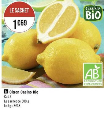Casino citron bio