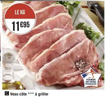 Veau côte à griller