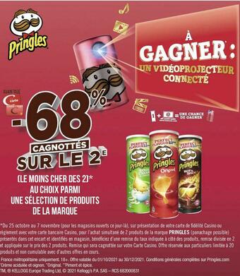 Pringles bon plan sur une sélection de produits de la marque pringles