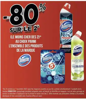 Géant Casino Domestos bon plan sur l’ensemble des produits de la marque domestos offre