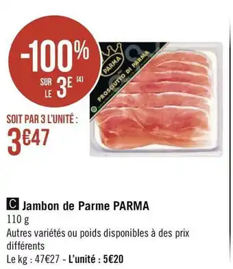 Parma jambon de parme