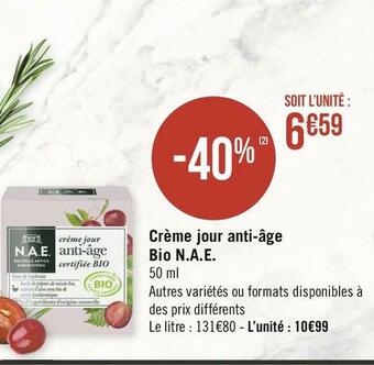 N.a.e. crème jour anti-âge bio