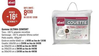 Géant Casino Abeil gamme ultima confort offre