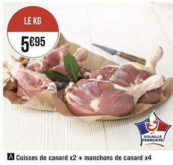 Cuisses de canard x2 + manchons de canard x4