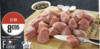 Géant Casino Veau sauté à mijoter offre