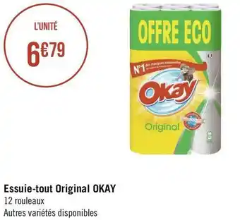 Géant Casino Okay essuie-tout original offre