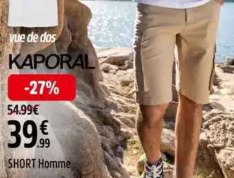 Intersport KAPORAL SHORT Homme offre