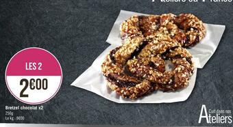 Géant Casino Bretzel chocolat x2 offre