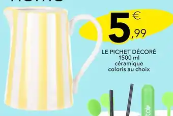 Stokomani Déclic home LE PICHET DÉCORÉ offre