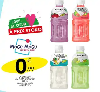 Stokomani Mogu Mogu LA BOISSON AU NATA DE COCO offre