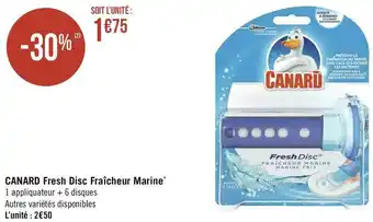 Géant Casino Canard fresh disc fraîcheur marine* offre