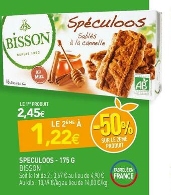naturéO Bisson speculoos offre