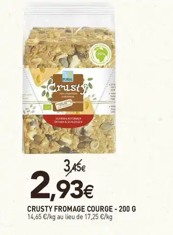 naturéO Crusty fromage courge offre