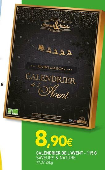 naturéO Calendrier de l'avent offre