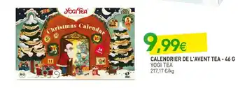 naturéO Yogi tea calendrier de l'avent tea offre