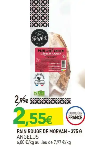 naturéO Angelus pain rouge de morvan offre